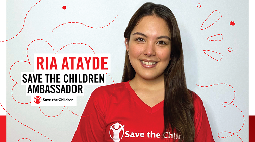 Ria Atayde joins Save the Children