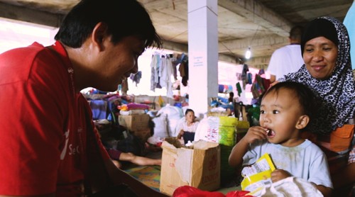 WATCH: Former evacuee, now a humanitarian