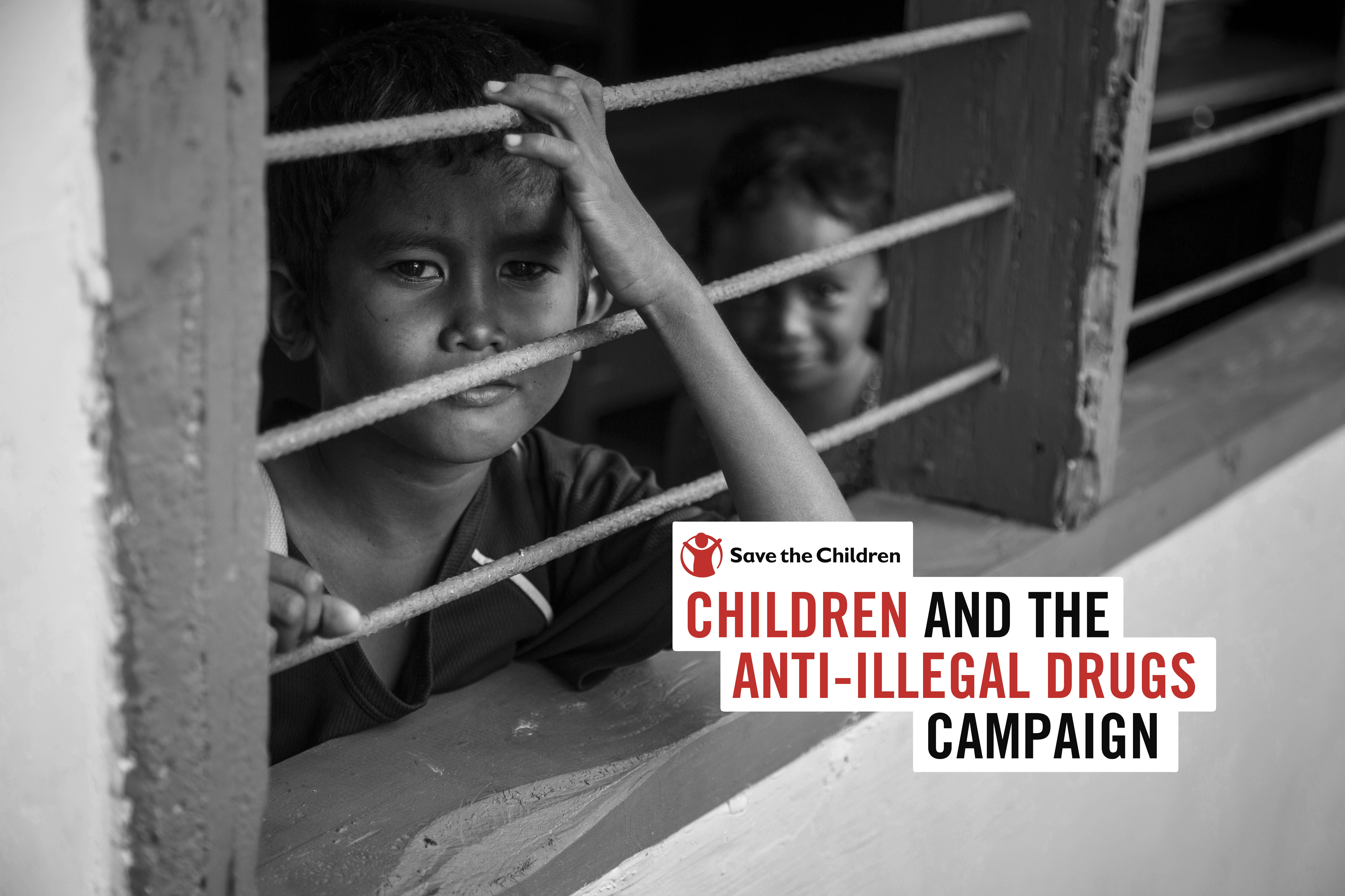 Save the Children condemns the death of any child in relation to the war against illegal drugs