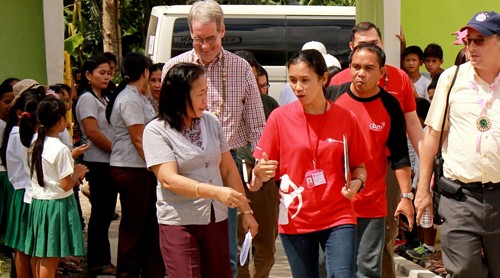 CBM Directors visit children in Leyte
