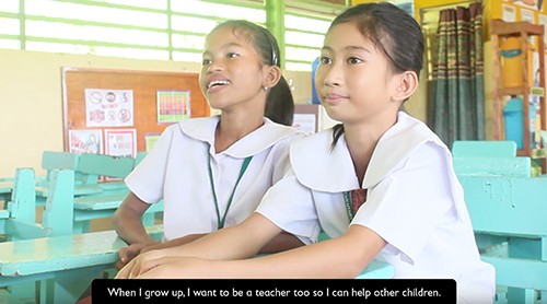 WATCH: Little girls dream of becoming teachers