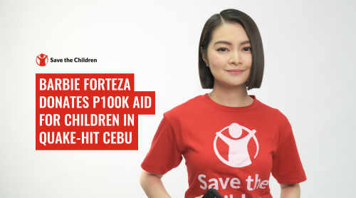 Barbie Forteza Donates P100k Aid for Children In Earthquake-Hit Cebu